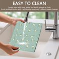 thumbnail image 4 of Placemat, Pioneer Flower Floral Print Pattern Place Mats Table Mat Set Of 2, PVC Washable Placemats for Party Kitchen Dining Decoration, 18x12 Inch, Fade Resistant, 4 of 6