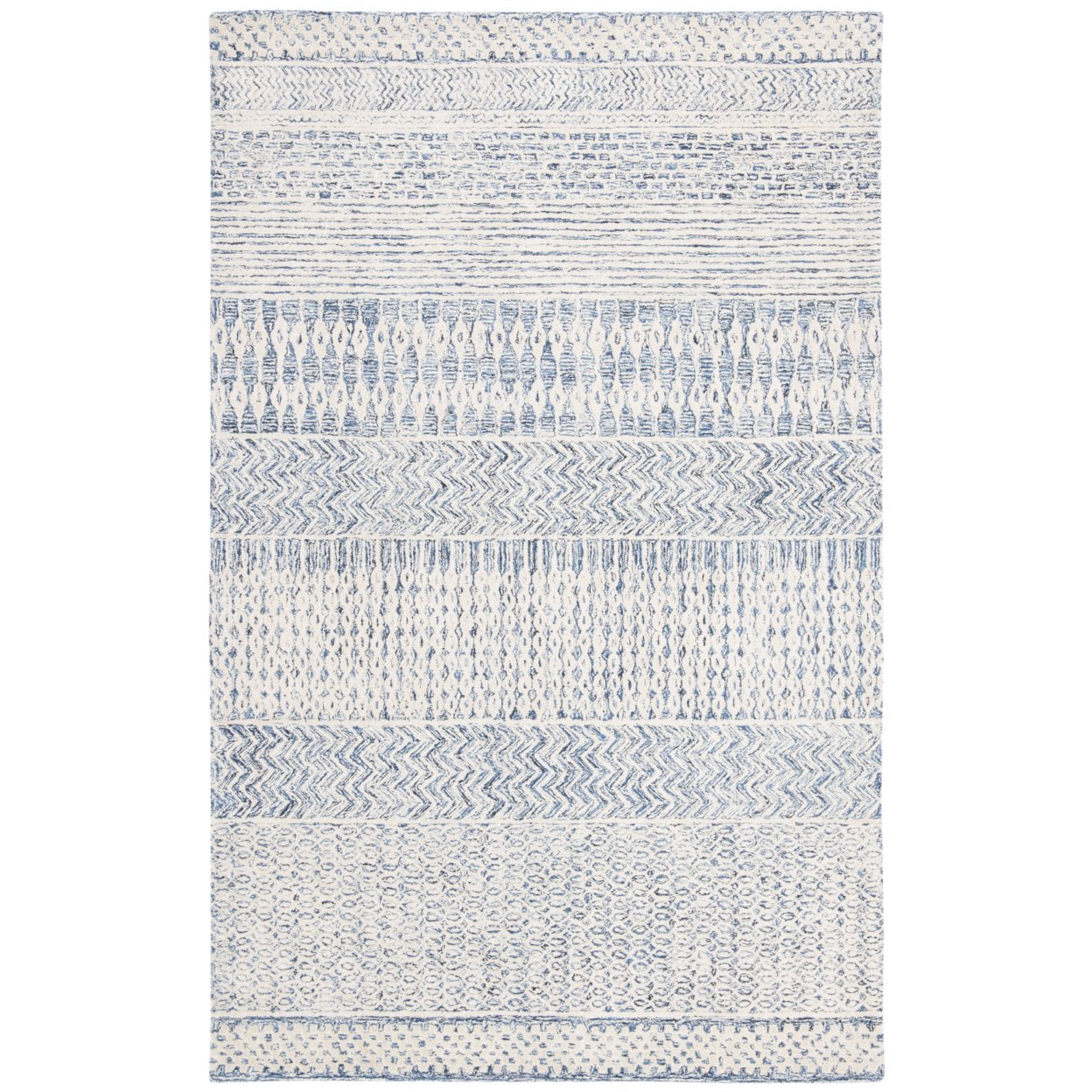 SAFAVIEH Glamour Collection GLM538N Navy / Ivory Rug