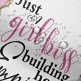 thumbnail image 4 of Pink Bible Verse Quotes Shower Curtain Marble Morden Abstract White Golden Fabric Shower Curtains Chic Bathroom Accessories 72x72 Inches, 4 of 5