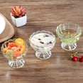 thumbnail image 2 of Shisuyan 6Pcs 100ml Dessert Cups Ice Cream Holders Pudding Cups Fruit Bowls (Transparent), 2 of 9