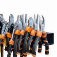 thumbnail image 4 of Screw Organizer Wall Mount Screwdriver Storage Rack Manual Tools Holder Hammer Rack Pliers Hardware Tool Organizer Black, 4 of 6