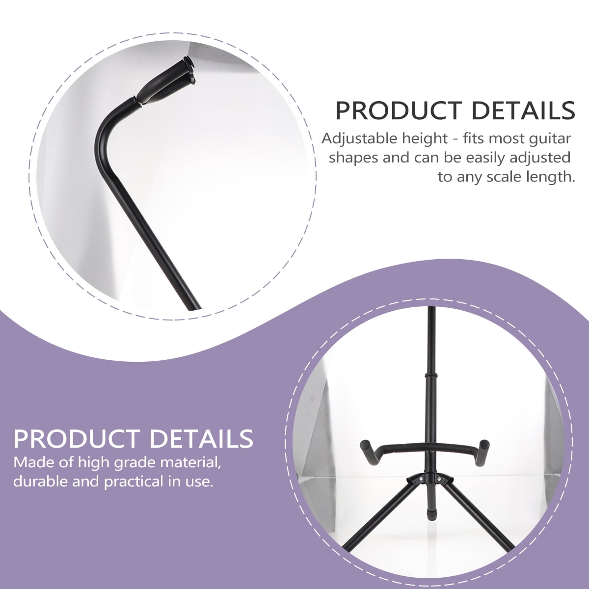 1Pc Guitar Holder Bass Support Guitar Stand Holder Instrument Display Stand