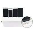 thumbnail image 4 of Shisuyan Multifunction Wire Protection Storage Box Anti-dust Plastic Case Household Supplies for Organizing Charger Cables Socket (White, Medium Size), 4 of 8