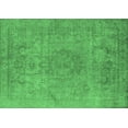 thumbnail image 1 of Ahgly Company Indoor Rectangle Oriental Emerald Green Industrial Area Rugs, 7' x 10', 1 of 4