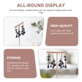 thumbnail image 2 of Shisuyan Display Storage Rack Bronze Metal 3Pcs 5.1X2.4X1.4in, 2 of 9