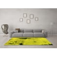 thumbnail image 3 of Ahgly Company Indoor Round Persian Yellow Bohemian Area Rugs, 3' Round, 3 of 4