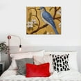 thumbnail image 4 of GOSMITH  - Gallery Wrapped Canvas Wall Art  Birds on Tree Branch with Blooms Painting Print on Canvas Animal Canvas Art Bird Flower Wall Pictures for Home Bedroom Decor, 4 of 4