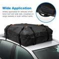 thumbnail image 3 of Sac de Transport Imperméable pour Toit de Voiture, Porte-Bagages Universel, Sac Cube de Rangement pour Voyage et Camping, 3 of 7
