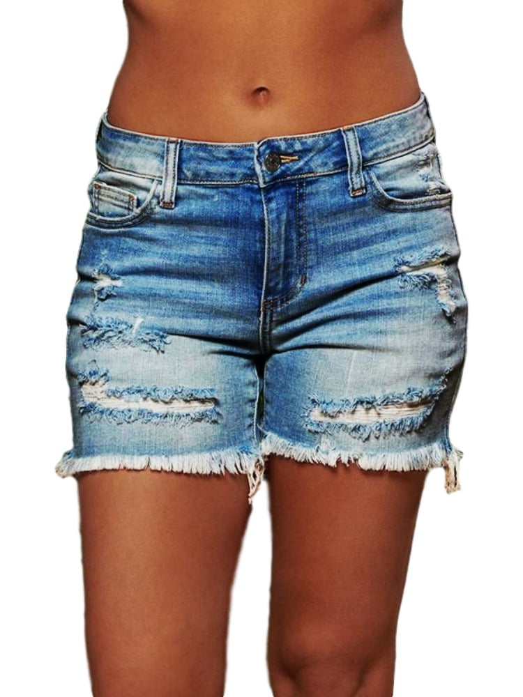 SySea - Holes Style Women Ripped Jeans Shorts - Walmart.com - Walmart.com