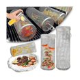 thumbnail image 4 of 3pcs Barbecue Rolling Grill Basket Bbq Net Tube Grill Basket Bbq Campfire Grid Family Travel Campin, 4 of 5