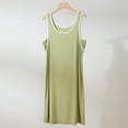 thumbnail image 2 of Swuxness Women's Suspenders Short Nightdress, Nightgowns for Women, Women's Sleeveless Soft Comfortable Breathable Loose Tank Nightgowns for Home and Casual Wear Green, M, 2 of 5