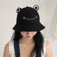 thumbnail image 2 of Breathable Summer Hat for Travel,Sun Hats-Black(22-22.8In), 2 of 5