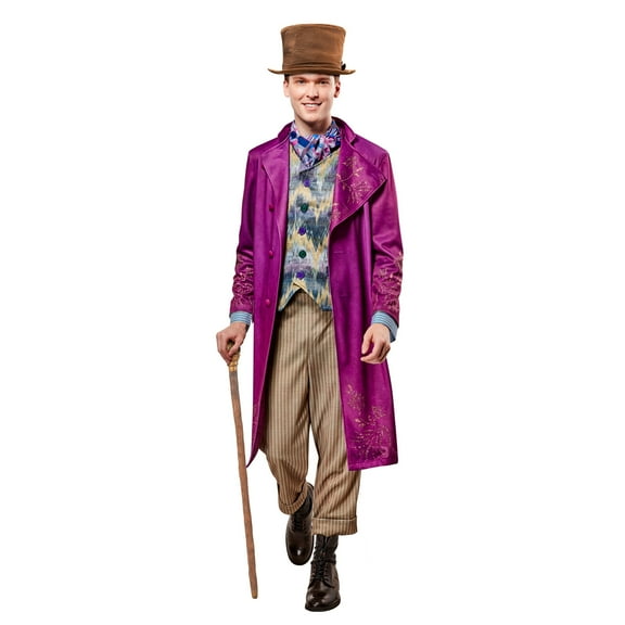 Wonka Movie Willy Wonka Deluxe Costume for Adults by Rubies, Men's Large