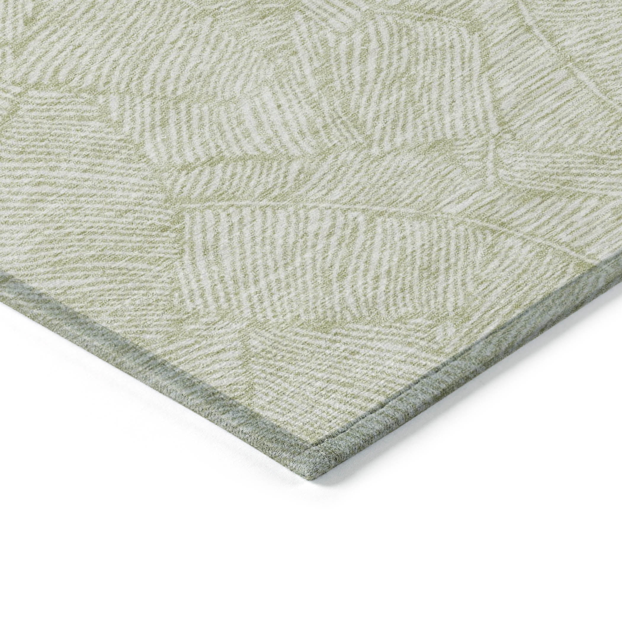Addison Rugs Chantille Indoor/Outdoor Transitional Floral Aloe Washable Rectangle Rug, 10' x 14'