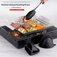 thumbnail image 3 of Grill Basket, Stainless Steel Grilling Basket, BBQ Grill Basket Wok for Vegetable, Kabobs, Shrimps, Heavy Duty Stainless Steel Grilling Accessories for All Grills, Dishwasher Safe, 3 of 5