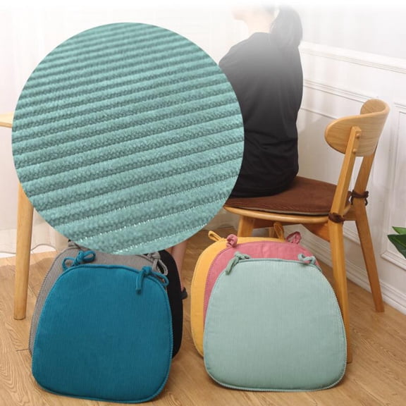 CRILSTYLEO Set of 2 Portable Multi-Purpose Chair Cushions Fixing Ties for Office, Dining, and Home Chairs
