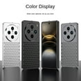 thumbnail image 7 of Premium Aluminum Heat Dissipation Case For Vivo X100 Pro Luxury honeycomb style X100s Pro Metal Breathable Hollow X100 Ultra Shockproof Anti-Scratch, 7 of 7