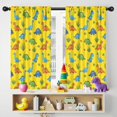 thumbnail image 5 of Blackout Kids Curtains,Yellow Dinosaur Plant Pattern Childrens Insulated Curtains Set Of 2,Bedroom Essentials,Toddler Room Decor 42"x54", 5 of 5