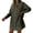 Green, variant on Womens Basic Shirts Lapel Solid Color Loose Fit Long Sleeves Workout Shirts Tops