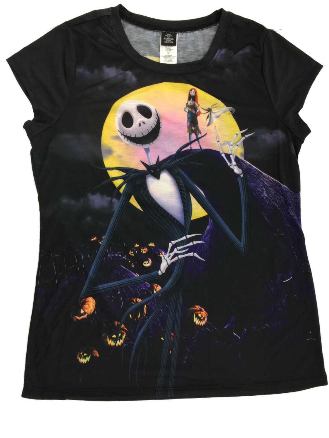 S-3XL New Jack Skellington The Nightmare Before Christmas Women Top Sublimation Style 3 