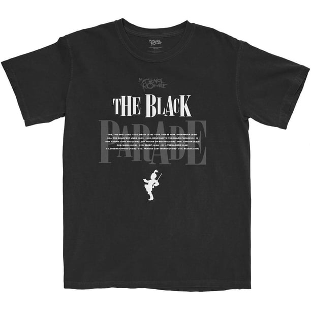My Chemical Romance - Camiseta Lista de Canciones para Adultos Unisex (Negro)