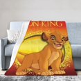 thumbnail image 2 of Manta de franela de dibujos animados del Rey León, suave y acogedora manta de felpa para todas las estaciones para niños y niñas, manta cálida y ligera para sofá cama o sofá de 40 x 30 pulgadas, 2 of 8
