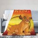 thumbnail image 2 of Manta de franela de dibujos animados del Rey León, suave y acogedora manta de felpa para todas las estaciones para niños y niñas, manta cálida y ligera para sofá cama o sofá de 60 x 50 pulgadas, 2 of 8