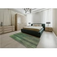 thumbnail image 4 of Ahgly Company Indoor Round Patterned Army Green Area Rugs, 4' Round, 4 of 6