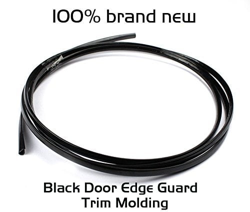 Car Body Guard,Bumper Stickers 6m/19.7ft Black Car Door Edge Moulding Trim Strip Scratch Guard Protector Cover Mold Silver