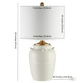 thumbnail image 5 of SAFAVIEH Lener 24 in. H Rustic Modern Table Lamp, Ivory, 5 of 6