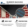 thumbnail image 3 of 4th of July USA Patriotic Kitchen Rugs Set of 2, America Stars Blue White Red Stripes Independence Day Kitchen Mats Decor, American Floor Door Mat Home Decorations -17x29 and 17x47 Inch, 3 of 6