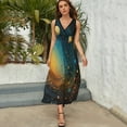 thumbnail image 5 of Galaxy Star Outer Space Art Sleeveless Dress Women's Summer Suit Dresses for Women 2025 Luxury Party Dress, 5 of 7