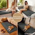 thumbnail image 4 of Couch Covers for Dogs Washable, Non Slip Plush Dog Sofa Protectors, Fuzzy Pet Couch Covers for 3 Cushion Sofa Pet Friendly, 4 of 8