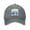 Gray, variant on Men Women Washed Twill Baseball Cap Chicagoan City Flag Art Adjustable Dad Hat Navy Blue