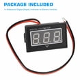 thumbnail image 1 of BTOER Compact Waterproof Volt Meter for Golf Carts Blue Ultra wide Voltage Range, 1 of 9