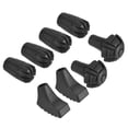 thumbnail image 1 of Uxcell Protège-Bâtons de Randonnée en Canne, Embouts de Remplacement pour Bâton de Randonnée, Ensemble de 8, 1 of 6