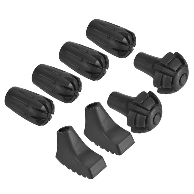 Uxcell Protège-Bâtons de Randonnée en Canne, Embouts de Remplacement pour Bâton de Randonnée, Ensemble de 8
