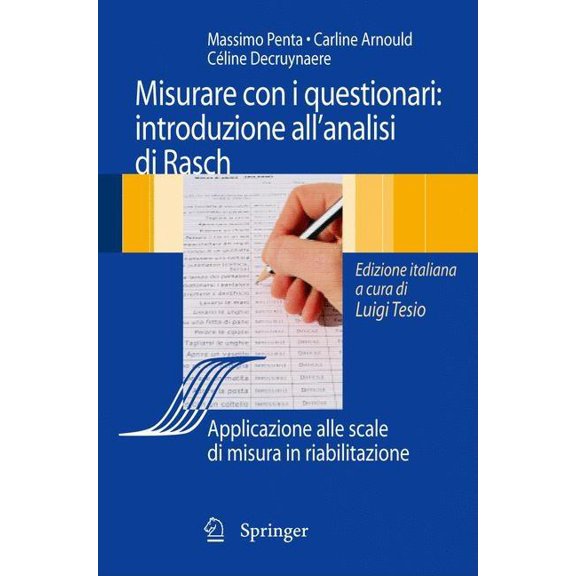 Analisi Di Rasch E Questionari Di Misura: Applicazioni in Medicina E Scienze Sociali, (Paperback)
