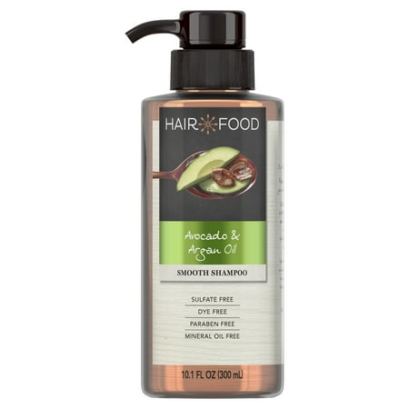 Hair Food Avocado & Argan Oil Sulfate Free Shampoo, 10.1 fl oz, Dye Free (Best Shampoo For Long Thick Oily Hair)
