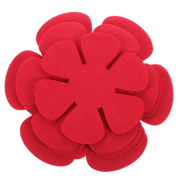 EXHUMKY 12Pcs Red Heat Resistant Pot Protectors Non-Slip Kitchen Cookware Separators