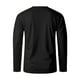 thumbnail image 4 of pstuiky mangas largas para hombre, Camisa informal de color liso con botones y cuello redondo y manga larga para hombre camisetas de hombre s, 4 of 6