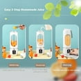 thumbnail image 4 of Cateissary Licuadora portátil ABS para batidos, mezcla hielo y frutas, licuadora portátil para jugos frescos Electrodomésticos B, 4 of 4