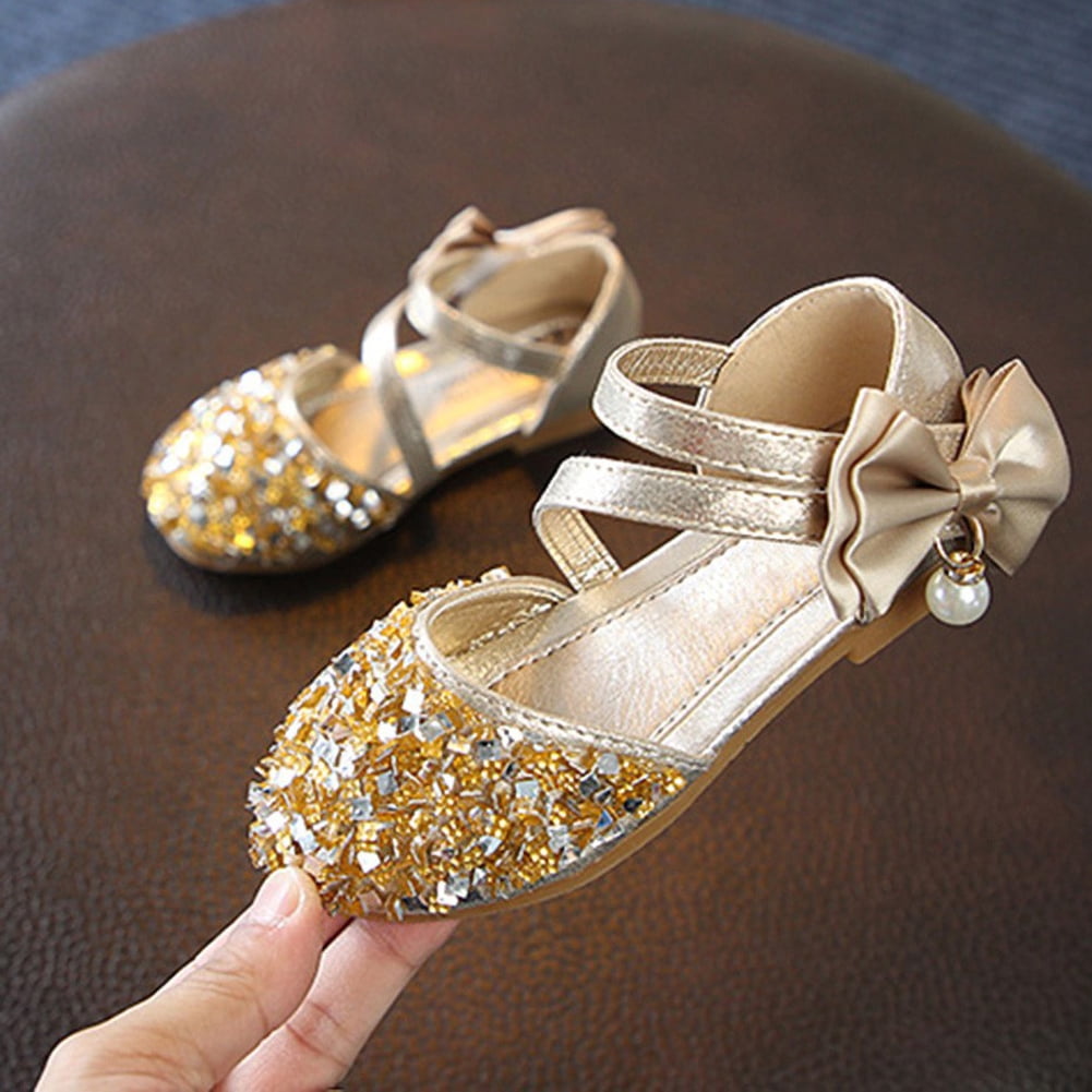 Sandals - Gold-coloured/Metallic - Kids | H&M IN