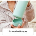 thumbnail image 5 of Takeya Actives Water Bottle with Spout Lid - Bottle with Double Stainless Steel Insulation - Dishwasher Safe & BPA-Free - Bottle with Spout Lid & Removable Bumper - 22 oz, Onyx, 5 of 5