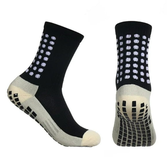 LNGOOR Coupe d'Europe Enfants Chaussettes de Soccer Respirantes Sport Carrées en Silicone Antidérapantes Chaussettes de Soccer Accessoires de Vêtements pour Enfants