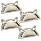 thumbnail image 2 of Hebilla De Metal De Gato Hebilla Decorativa De Metal Energético Flexible Estable Resistente Al Desgaste 4 Juegos Para Decoración De Jeans Para Bolsa De Bricolaje, 2 of 8