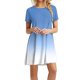 thumbnail image 1 of WILLBEST Vestidos Casuales para Mujer Cortos Vestidos Casuales de Verano para Mujer Vestidos de Verano de Manga Corta Vestidos Casuales Tipo Camiseta Faldas de Playa Mini Vestidos Extra Grande, 1 of 3