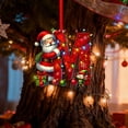 thumbnail image 5 of Colgante acrílico para árbol de Navidad | Adorno con inicial de 26 letras para decoración navideña | Regalo familiar personalizado para fiestas navideñas | Decoración para el árbol del hogar, 5 of 5