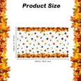 thumbnail image 3 of U. S Textile Table Cloth,Thanksgiving Autumn Tablecloth Autumn Maple Tablecloth Rectangular Plastic Tab(Orange) 2PCS, 3 of 8