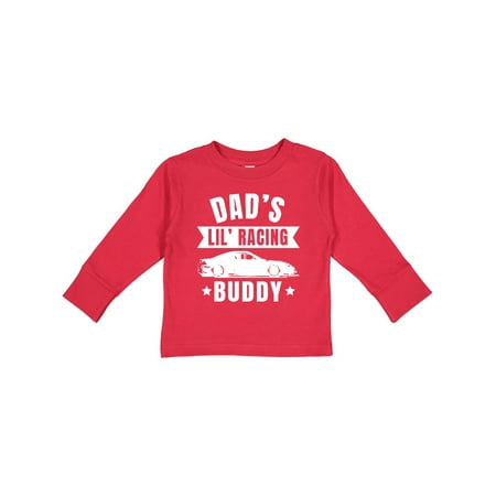 

Inktastic Dads Lil Racing Buddy Gift Toddler Boy or Toddler Girl Long Sleeve T-Shirt